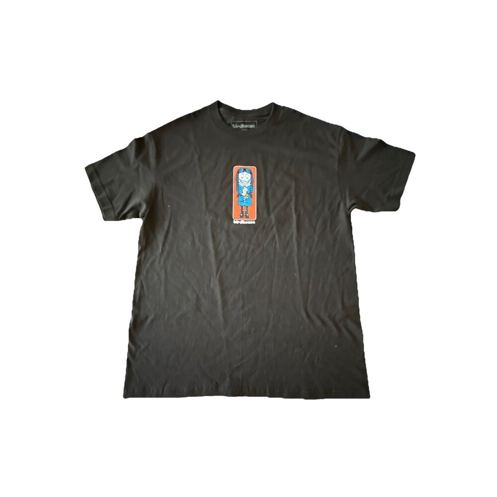 Birdhouse Inception Reese Nelson Tee Shirt Crew Neck Black Size Large NWOT - Picture 5 of 5